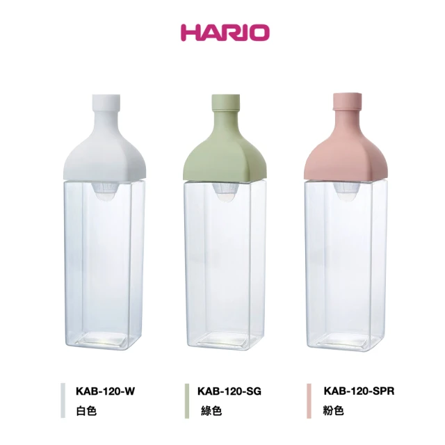 【HARIO】角瓶冷泡茶壺-三入組(三色任選)