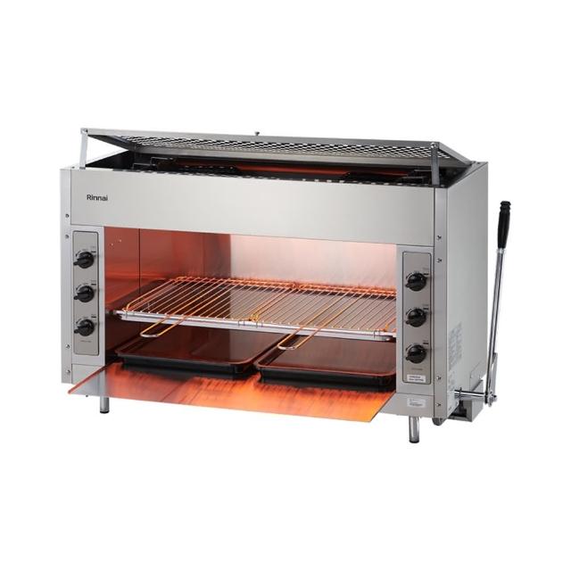 Rinnai 林內牌 RGP-46A-TR 烤箱配件，採用日本製 304不鏽鋼材質，尺寸 978x400x602mm，重量 35kg，灰色系設計，專為 RGP-46A-TR 機種量身打造，提供優異耐用性和高效烘烤效能，適閤家庭廚房使用，提升您的烹飪體驗。