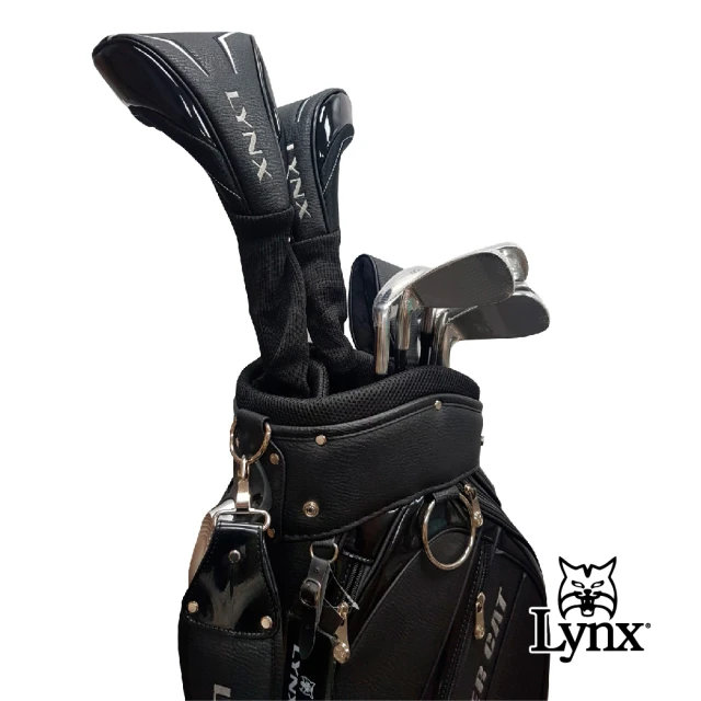 Lynx Golf 男款Lynx山貓 Silver Cat RV-F 高爾夫套桿組－附球袋(黑色)