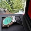 【TISSOT 天梭】官方授權 PRX 薄荷綠色石英款手錶 手錶 送行動電源 畢業禮物(T137.410.11.091.01)