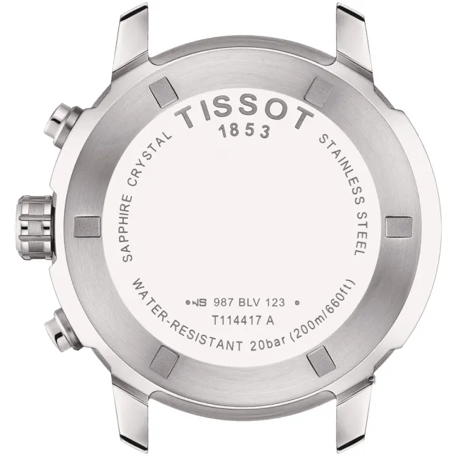 【TISSOT天梭 官方授權】T-Sport PRC 200 CHRONOGRAPH計時腕錶(T1144171705700)