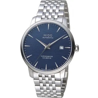 【MIDO 美度 官方授權】永恆系列矽游絲天文台認證機械腕錶(M0274081104100/40mm)