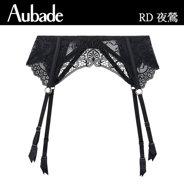 Aubade 夜鶯性感吊襪帶-RD(黑)