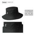 【KANGOL】WASHED FISHERMAN 寬沿漁夫帽(黑色)
