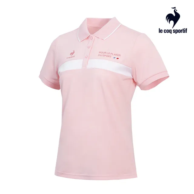 【LE COQ SPORTIF 公雞】吸排法式經典短袖POLO衫 男女-4色-LOR21845_LOR22843