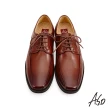 【A.S.O 阿瘦集團】職人通勤綁帶紳士氣墊鞋(茶色)