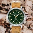 【Timberland】天柏嵐 DISCOLL系列 戶外休閒 石英錶-綠x卡其46mm(TDWGF2231002)