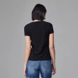 【Lee 官方旗艦】女裝 短袖T恤 / 山丘小LOGO 共2色 標準版型(LB302057K11 / LB302057K14)