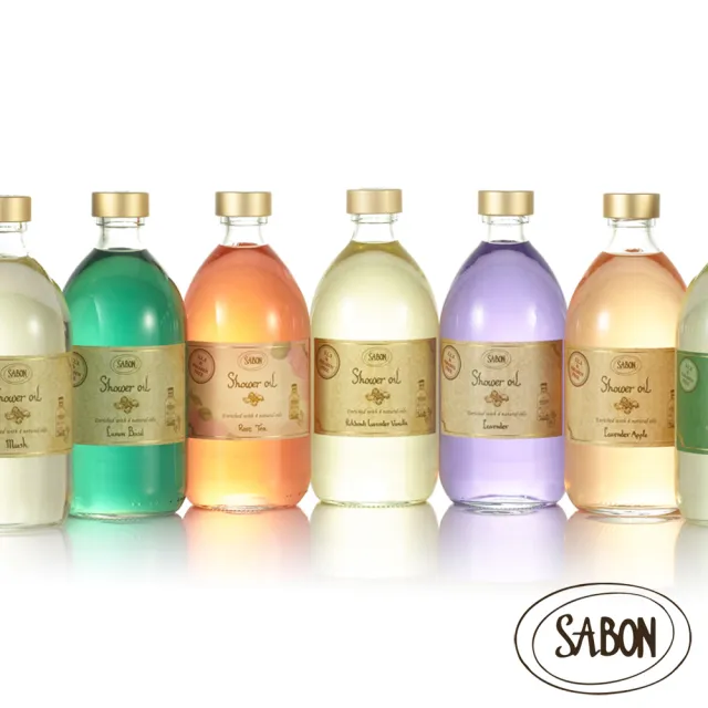 【SABON】絲綢Q彈肌必備組(沐浴油500ml+絲綢身體乳液200ml)