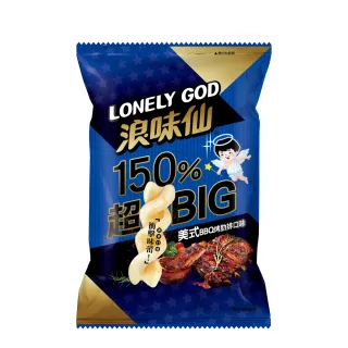 【旺旺】LONELY GOD 浪味仙 美式BBQ烤肋排口味 89g