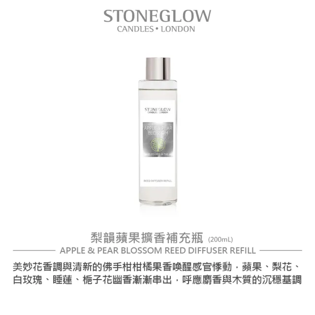 【STONEGLOW】梨韻蘋果擴香瓶補充瓶(200mL)