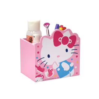 【百科良品】Hello Kitty 凱蒂貓 造型小物收納盒 桌上收納 文具盒收納 筆筒(正版授權台灣製) 