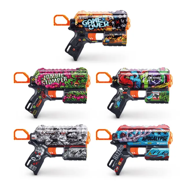 【ToysRUs 玩具反斗城】X-shot塗裝系列單發射擊器- 隨機發貨