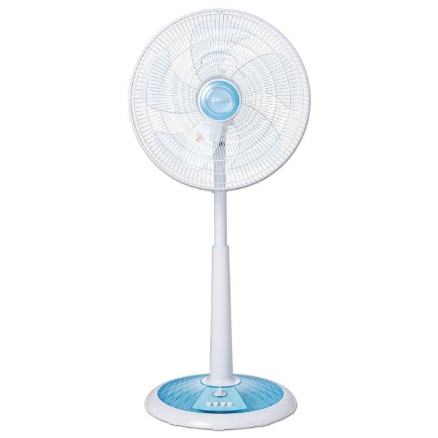 【SAMPO 聲寶】14吋五片扇葉星鑽型機械式定時立扇 -(SK-FD14VT)