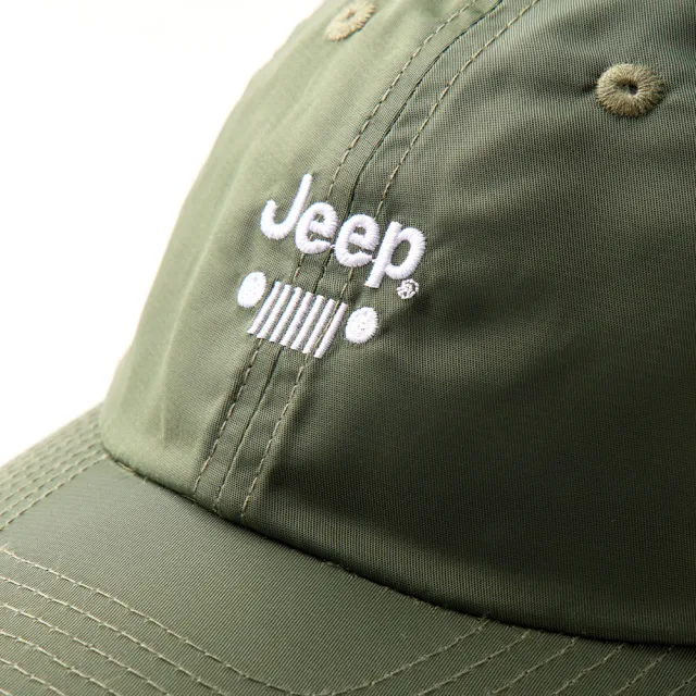 【JEEP】品牌LOGO刺繡棒球帽(綠色)