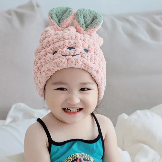 【Mua 姆兒選品】YODO XIUI日本兒童乾髮帽吸水帽(強力吸水 兒童毛巾 吸水頭巾 珊瑚絨 小孩頭巾 吸水巾)