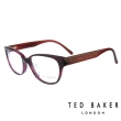 【TED BAKER】倫敦質感時尚造型光學鏡框(TB9053-765·酒紅)