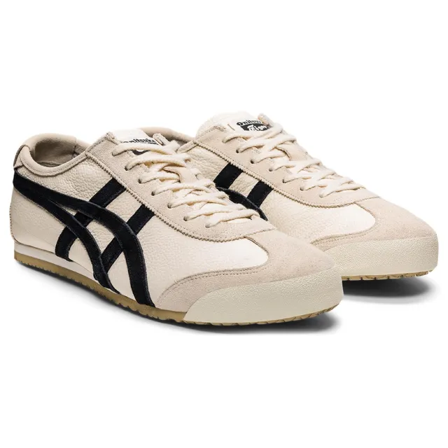 【Onitsuka Tiger】Onitsuka Tiger鬼塚虎-黑色線條MEXICO 66 VIN休閒鞋1183B391-200(1183B391-200)