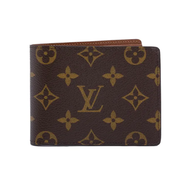 【Louis Vuitton 路易威登】MULTIPLE 經典老花 交叉式卡夾短夾 錢包(M61695/M60895)