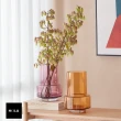 【HOLA】丹麥Ro Collection單色玻璃花瓶 茶 10cm