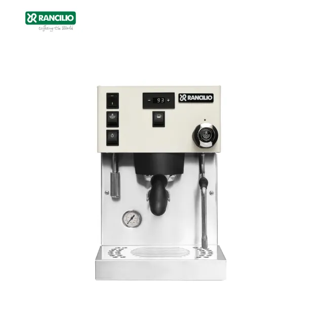 【Rancilio 藍奇里奧】雙鍋爐單孔家用半自動咖啡機(義式咖啡機-時尚白)