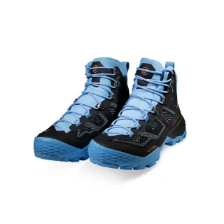 【Mammut 長毛象】Ducan High GTX 高筒登山健行鞋 女款 黑/自在藍 #3030-03481