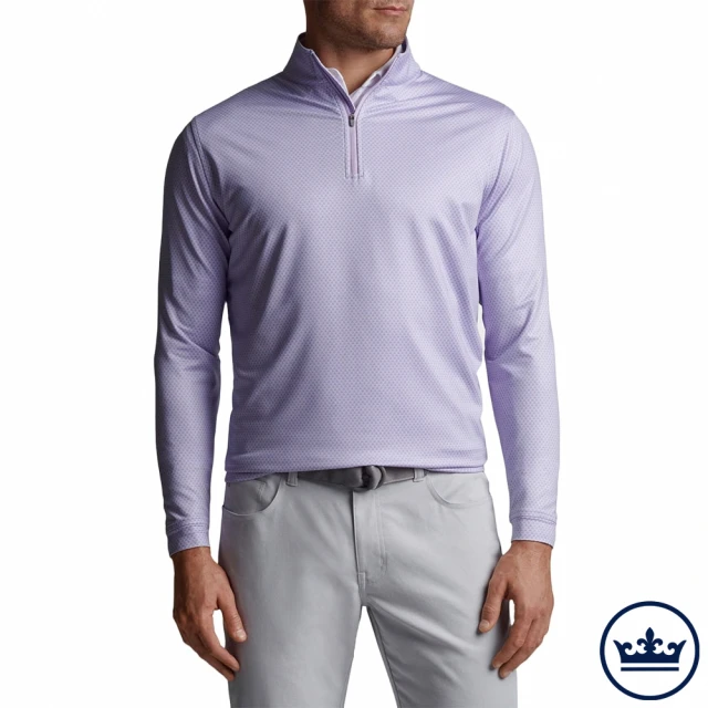 Peter Millar PERTH BIRDSEYE PERFORMANCE QUARTER-ZIP 男士 長袖拉鏈上衣