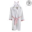 【SOLO 歐洲家居】兒童純棉可愛貓咪造型連帽浴袍