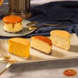 【超比食品】甜點夢工廠-綜合靈魂乳酪6入禮盒(原味、芒果、焦糖各2入)