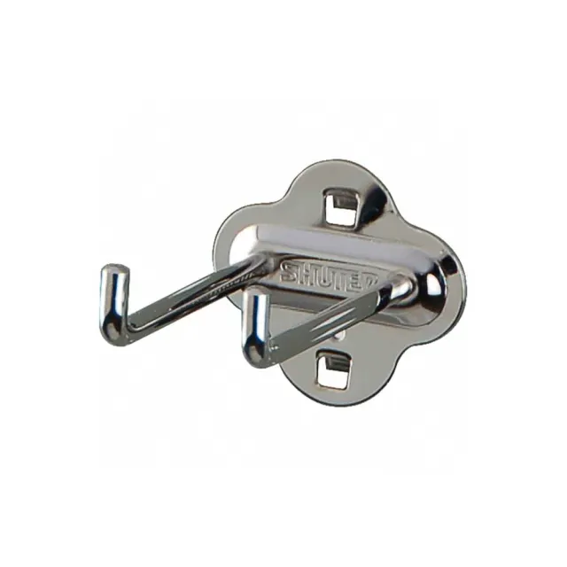 【SHUTER 樹德】直角雙勾80mm 2入HK-2108