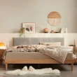【橙家居家具】/預購/聖羅莎系列實木五尺燈床架 SLS-A1014(售完採預購 床架 雙人床 臥室床 床 床組)