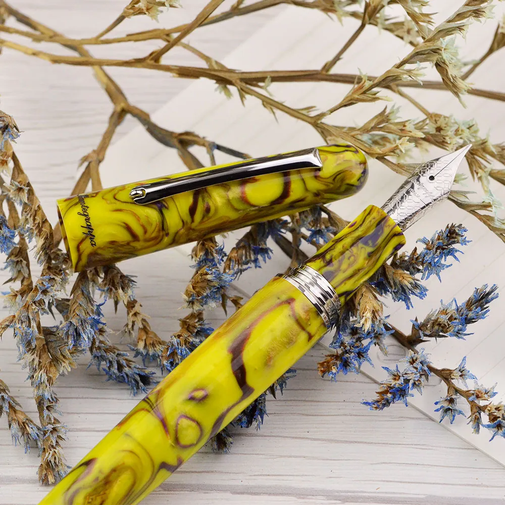 【Montegrappa】ELMO FANTASY BLOOMS 鳶尾黃(鋼筆)