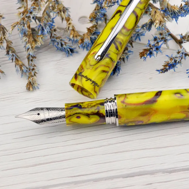 【Montegrappa】ELMO FANTASY BLOOMS 鳶尾黃(鋼筆)