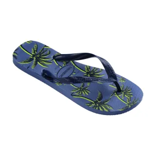 【havaianas 哈瓦仕】拖鞋 男鞋 女鞋 夾腳拖 海灘 椰子樹 Top Aloha 藍 4111355-1802U(哈瓦士)