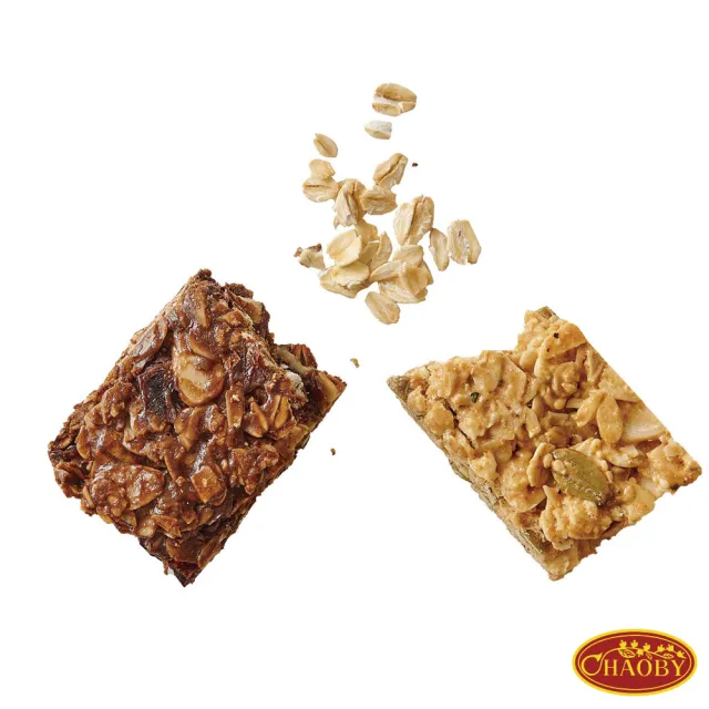 【CHAOBY 超比食品】輕纖系列燕麥棒-義式香蒜6支(X3盒)