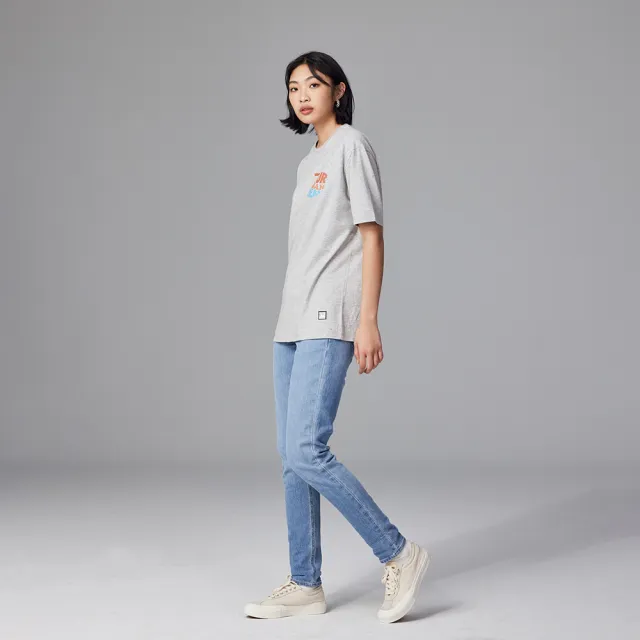 【Lee】女裝 牛仔褲 / 涼感 413 高腰標準小直筒 九分褲 淺藍洗水 / 101+ 系列(LB317045628)