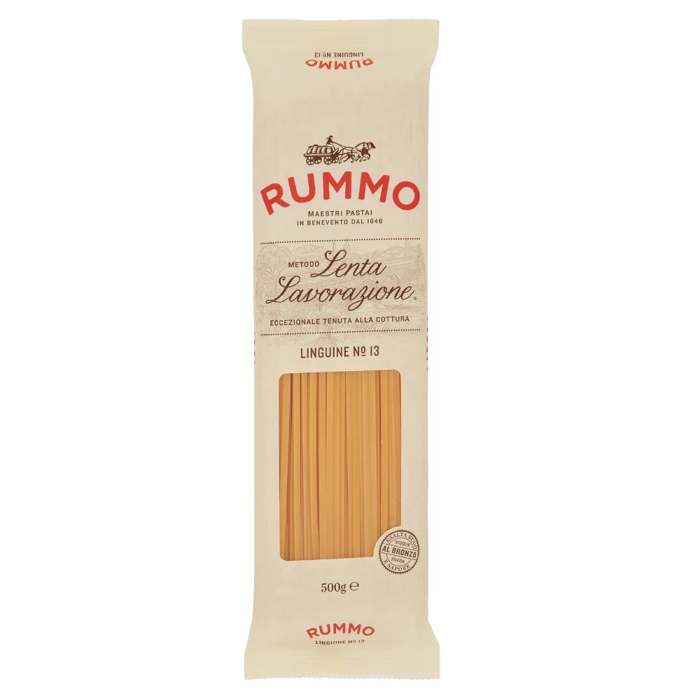 【RUMMO路莫】N.13 長型扁麵 Linguine 500g(適合搭配海鮮或番茄醬料)