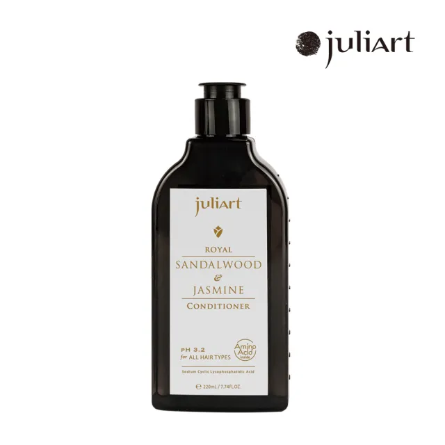 【juliArt 覺亞】御用皇家檀香茉莉護髮乳220mL(護髮/潤髮/受損髮質/染燙修護/皙玻酸)