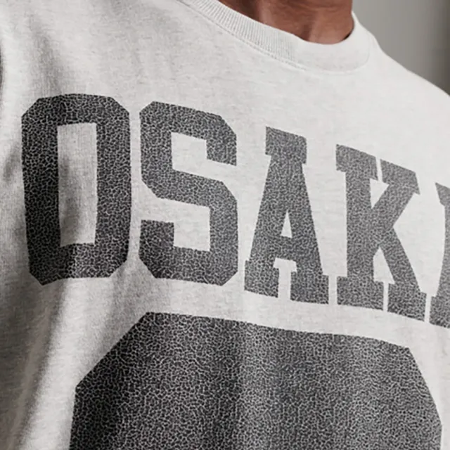 【Superdry】男裝 短袖T恤 Code Classic Osaka(石灰)