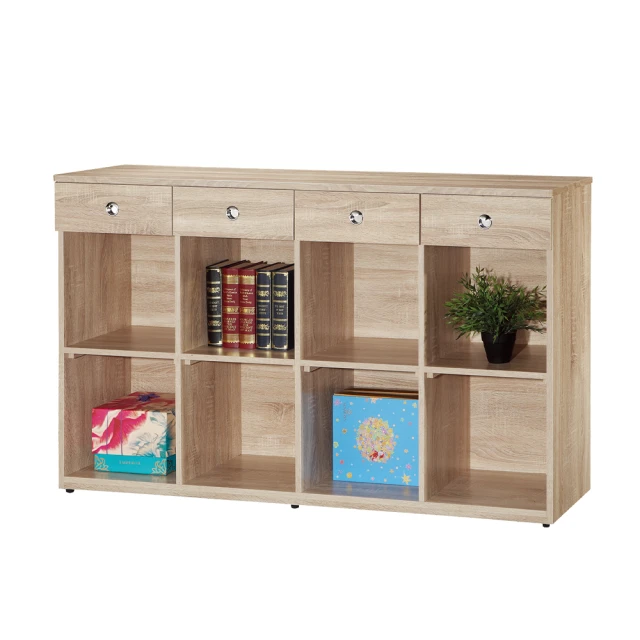 唯熙傢俱 唯樂雙色2尺書櫃(書櫃 半開放式書櫃 收納櫃 置物