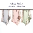 【Lovely 蘿芙妮】10件組裸感冰絲無痕透氣蕾絲內褲(顏色隨機)
