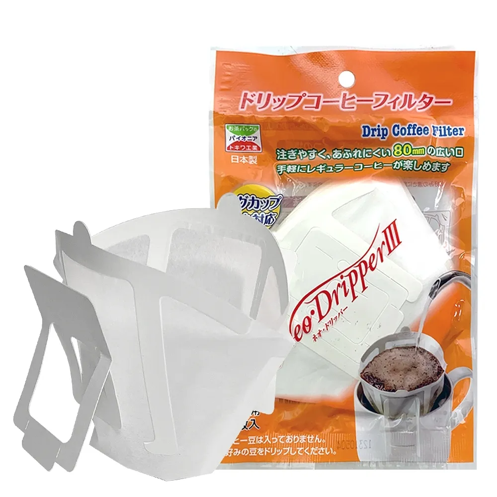 【生活King】日本製耳掛式咖啡濾紙-1-2杯用(60枚入)