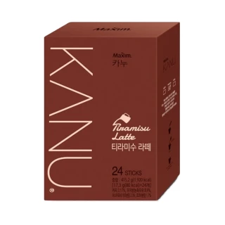 【Maxim】韓國 KANU 提拉米蘇拿鐵咖啡(17.3gx24入)