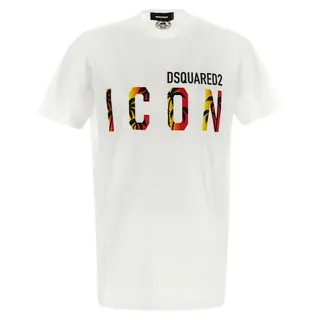 【DSQUARED2】男款 日落DSQUARED2 ICON印花 短袖T恤-白色(S號、M號、L號、XL號)