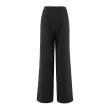 【ILEY 伊蕾】都會俐落造型排釦褲管西裝褲(黑色；M-XL；1221026506)