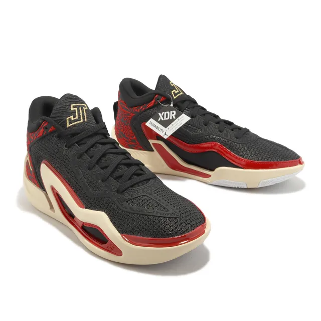 【NIKE 耐吉】籃球鞋 Jordan Tatum 1 PF Zoo 黑 紅 低筒 男鞋 喬丹(DX6734-001)