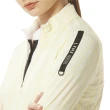 【Lynx Golf】korea女款韓國進口商品百搭直條隱形拉鍊口袋肩膀吊環造型長袖外套(黃色)