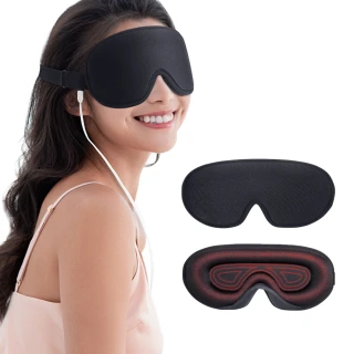 【618搶先跑】3D立體智能溫控熱敷眼罩 USB蒸氣熱敷眼罩 慢回彈記憶棉睡眠遮光眼罩