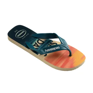 【havaianas 哈瓦仕】拖鞋 男鞋 夾腳拖 寬帶 風景 Surf 藍 4000047-2843M(哈瓦士)