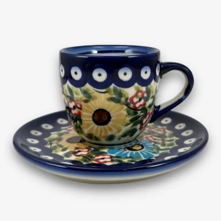 【SOLO 波蘭陶】WR 波蘭陶 100ML 濃縮咖啡杯盤組 中世紀花園系列